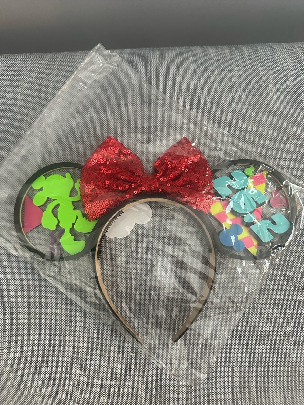 Minnie Mouse Marathon Wooden Ear Headband